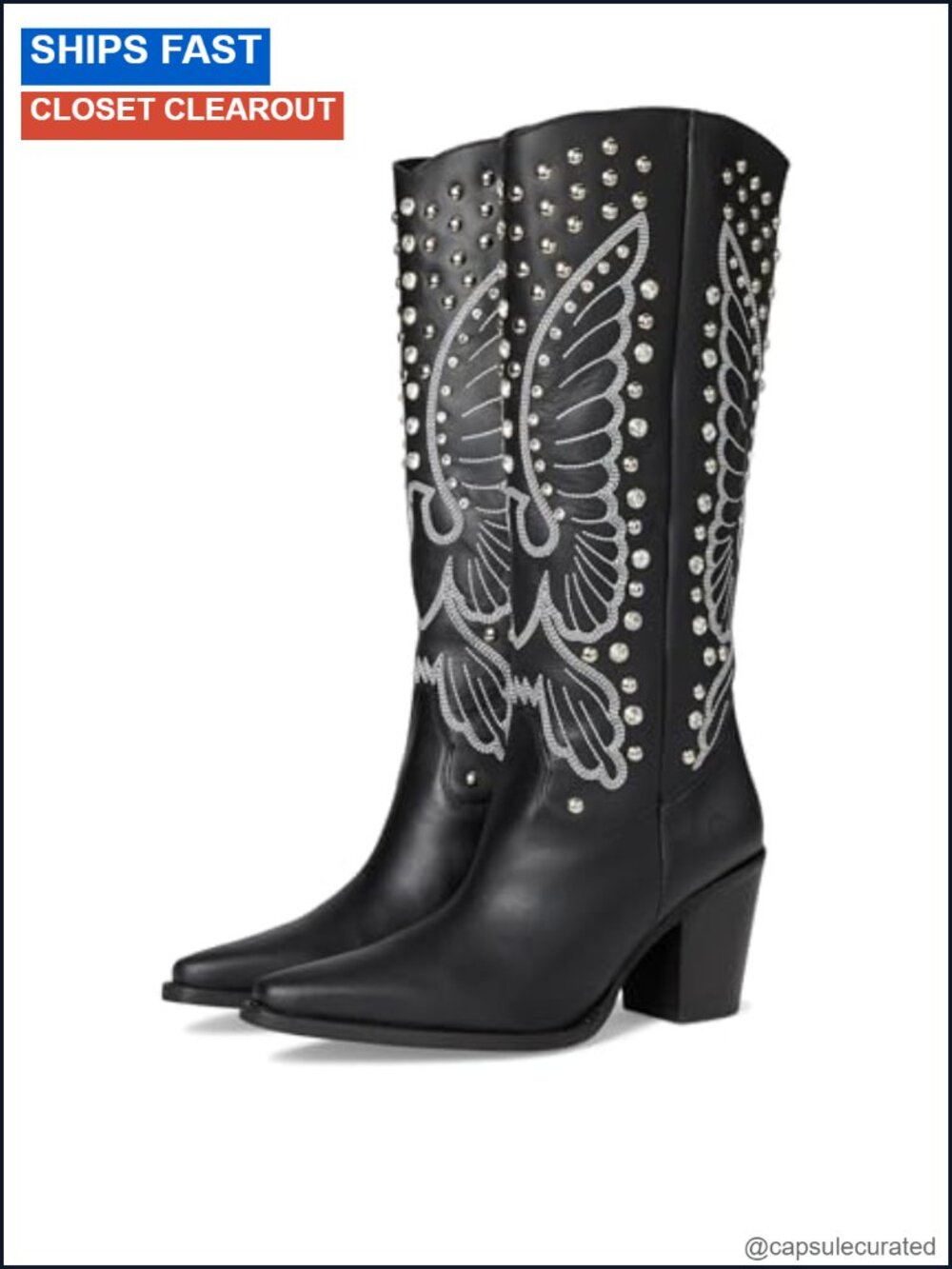 Over The Knee Leather Casual Boots Mid Heel Cushion Comfort Insole